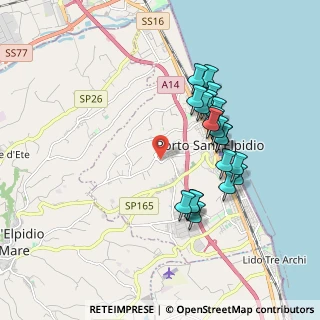 Mappa Via Don Luigi Sturzo, 63821 Porto Sant'Elpidio FM, Italia (1.784)