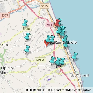 Mappa Via Don Luigi Sturzo, 63821 Porto Sant'Elpidio FM, Italia (1.7545)