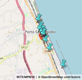 Mappa Via Filippo Corridoni, 63821 Porto Sant'Elpidio FM, Italia (0.51583)
