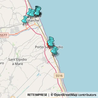 Mappa Via Filippo Corridoni, 63821 Porto Sant'Elpidio FM, Italia (4.655)