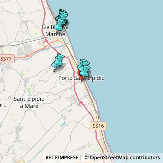 Mappa Via Filippo Corridoni, 63821 Porto Sant'Elpidio FM, Italia (4.348)