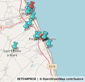 Mappa Via Filippo Corridoni, 63821 Porto Sant'Elpidio FM, Italia (3.31714)