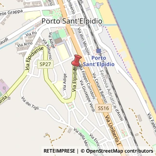 Mappa Via Elpidiense, 14, 63821 Porto Sant'Elpidio, Fermo (Marche)