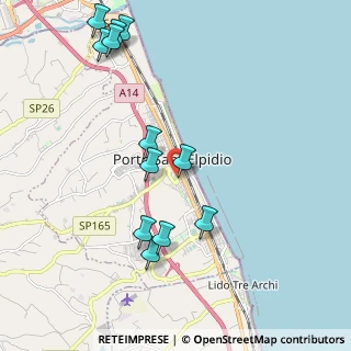 Mappa Via Elpidiense, 63821 Porto Sant'Elpidio FM, Italia (2.3525)