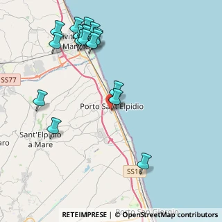 Mappa Via Elpidiense, 63821 Porto Sant'Elpidio FM, Italia (5.15944)