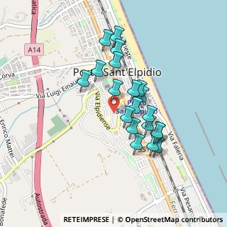 Mappa Via Elpidiense, 63821 Porto Sant'Elpidio FM, Italia (0.383)