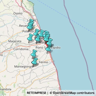 Mappa Via Elpidiense, 63821 Porto Sant'Elpidio FM, Italia (10.87118)