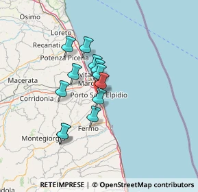Mappa Via Elpidiense, 63821 Porto Sant'Elpidio FM, Italia (10.4475)