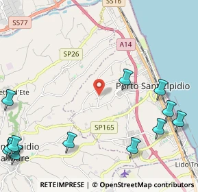 Mappa Raccordo Pian di Torre, 63821 Porto Sant'Elpidio FM, Italia (3.34167)