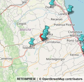 Mappa Via Bruno Tano, 62100 Sforzacosta MC, Italia (19.21917)