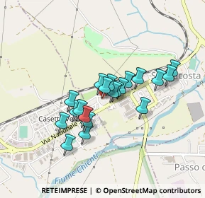 Mappa Via Bruno Tano, 62100 Sforzacosta MC, Italia (0.3375)