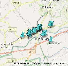 Mappa Via Bruno Tano, 62100 Sforzacosta MC, Italia (0.8895)