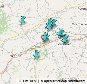 Mappa Via G. Natali, 62100 Macerata MC, Italia (5.5)