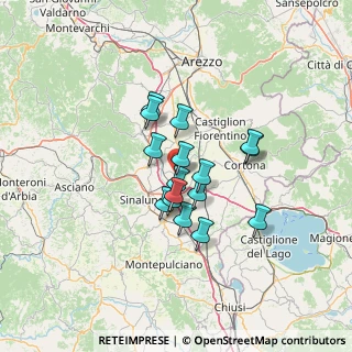 Mappa Viale Umberto I°, 52045 Foiano della Chiana AR, Italia (9.82063)