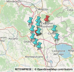 Mappa Viale Umberto I°, 52045 Foiano della Chiana AR, Italia (8.93)