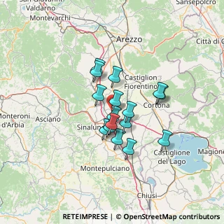 Mappa Via Pozzuolo, 52045 Foiano della Chiana AR, Italia (9.84625)