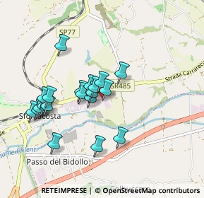 Mappa Via Mohandas Karam Gandhi, 62100 Sforzacosta MC, Italia (0.8295)