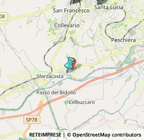 Mappa Via Mohandas Karam Gandhi, 62100 Sforzacosta MC, Italia (3.893)