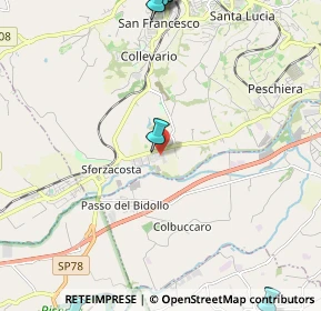 Mappa Via Mohandas Karam Gandhi, 62100 Sforzacosta MC, Italia (3.80714)