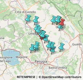 Mappa Via Antonio Fontanesi, 06019 Pierantonio PG, Italia (10.662)