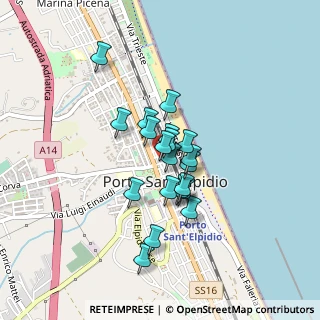 Mappa Via IV Novembre, 63821 Porto Sant'Elpidio FM, Italia (0.3115)