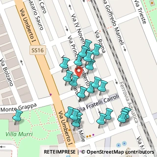 Mappa Via IV Novembre, 63821 Porto Sant'Elpidio FM, Italia (0.04167)