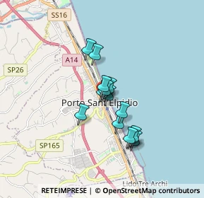 Mappa Via IV Novembre, 63821 Porto Sant'Elpidio FM, Italia (1.20929)