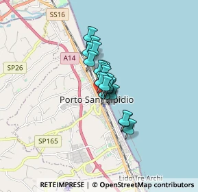 Mappa Via Dalmazia, 63821 Porto Sant'Elpidio FM, Italia (0.8615)