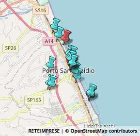 Mappa Via Dalmazia, 63821 Porto Sant'Elpidio FM, Italia (1.0625)