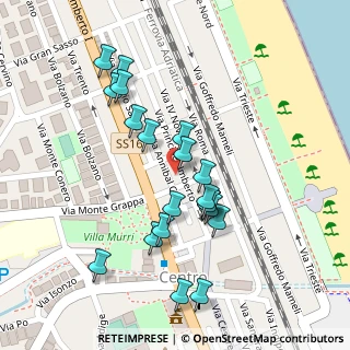 Mappa Via IV Novembre, 63821 Porto Sant'Elpidio FM, Italia (0.118)