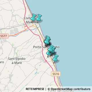 Mappa Via IV Novembre, 63821 Porto Sant'Elpidio FM, Italia (1.91692)