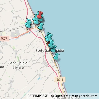 Mappa Via IV Novembre, 63821 Porto Sant'Elpidio FM, Italia (3.528)