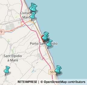 Mappa Via IV Novembre, 63821 Porto Sant'Elpidio FM, Italia (4.61167)