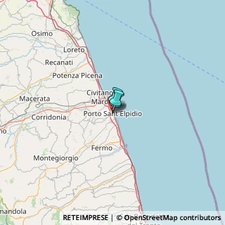 Mappa Via Dalmazia, 63821 Porto Sant'Elpidio FM, Italia (44.68)