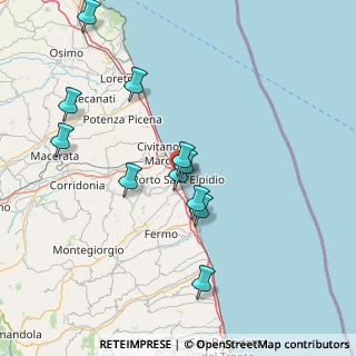 Mappa Via IV Novembre, 63821 Porto Sant'Elpidio FM, Italia (14.72909)