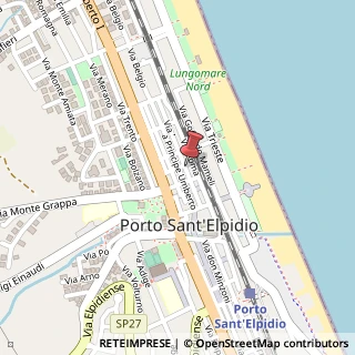 Mappa Via IV Novembre, n.44, 63821 Porto Sant'Elpidio, Fermo (Marche)