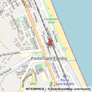 Mappa Via Principe Umberto, 33, 63821 Porto Sant'Elpidio, Fermo (Marche)