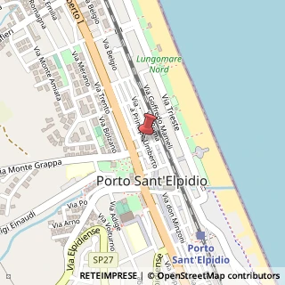 Mappa Via Principe Umberto, 41B, 63821 Porto Sant'Elpidio, Fermo (Marche)