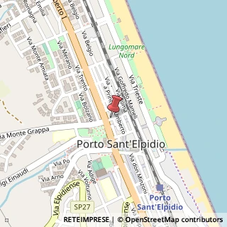Mappa Via Annibal Caro, 25, 63821 Porto Sant'Elpidio, Fermo (Marche)