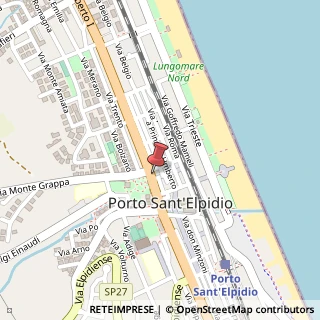 Mappa Via Umberto I, 63821 Porto Sant'Elpidio, Fermo (Marche)