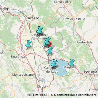 Mappa Case Sparse Le Contesse, 52044 Cortona AR, Italia (10.79182)
