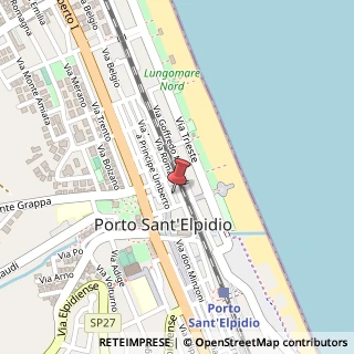 Mappa Via Torquato Tasso, 52, 63821 Porto Sant'Elpidio, Fermo (Marche)