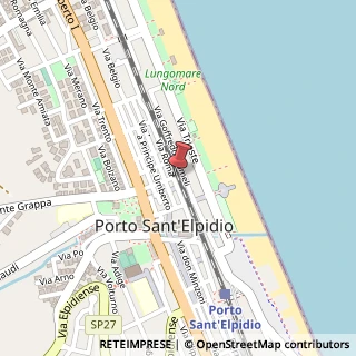 Mappa Via Dalmazia,  11, 63018 Porto Sant'Elpidio, Fermo (Marche)