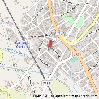 Mappa Via Lauretana, 51, 52044 Cortona, Arezzo (Toscana)