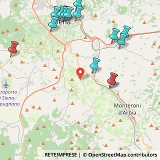 Mappa Km 1, 53014 Monteroni D'arbia SI, Italia (5.87)