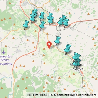 Mappa Km 1, 53014 Monteroni D'arbia SI, Italia (4.80263)