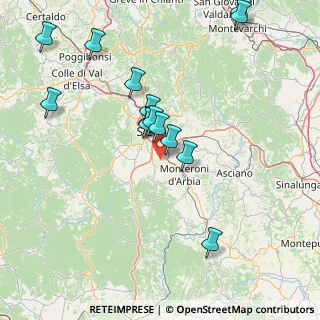 Mappa Km 1, 53014 Monteroni D'arbia SI, Italia (16.655)