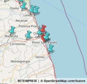 Mappa Via Enrico de Nicola, 63821 Porto Sant'Elpidio FM, Italia (17.07917)
