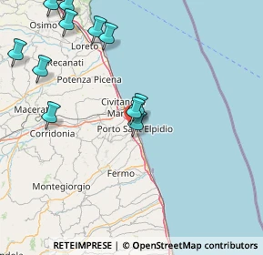 Mappa Via Enrico de Nicola, 63821 Porto Sant'Elpidio FM, Italia (20.99833)