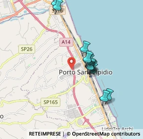 Mappa Via Enrico de Nicola, 63821 Porto Sant'Elpidio FM, Italia (1.57154)
